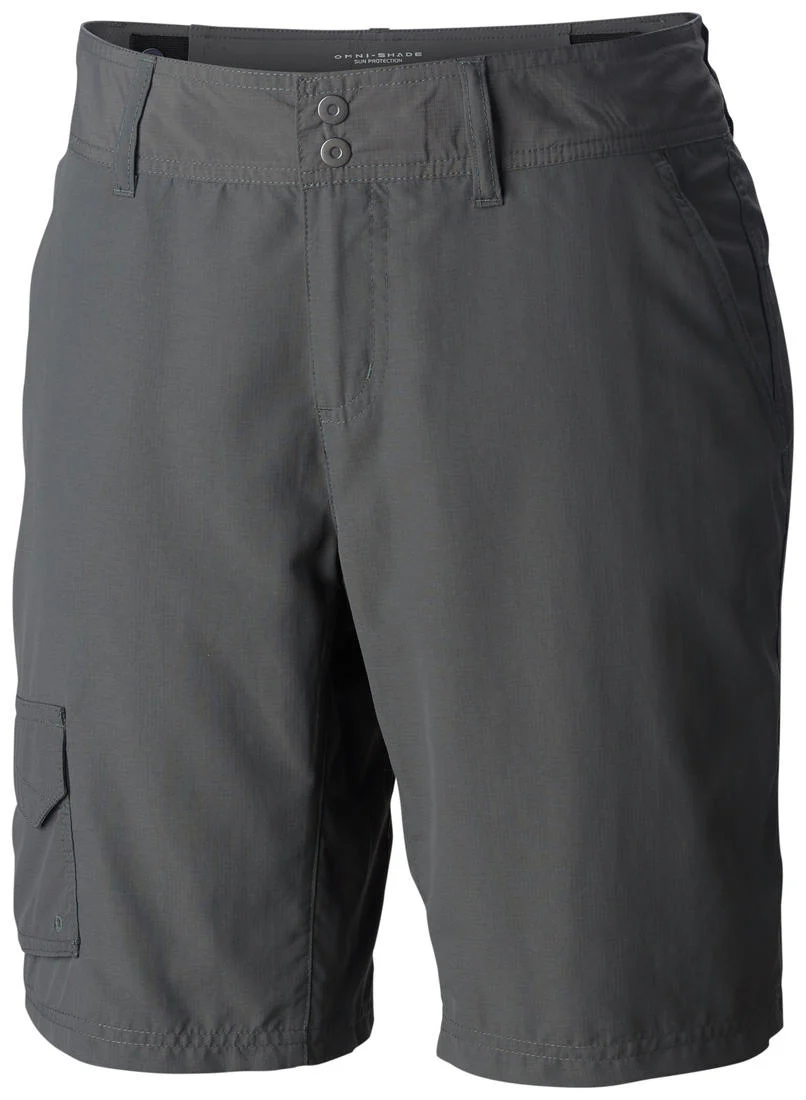 Columbia Women Grey Silver Ridge Short (Sun Protection)