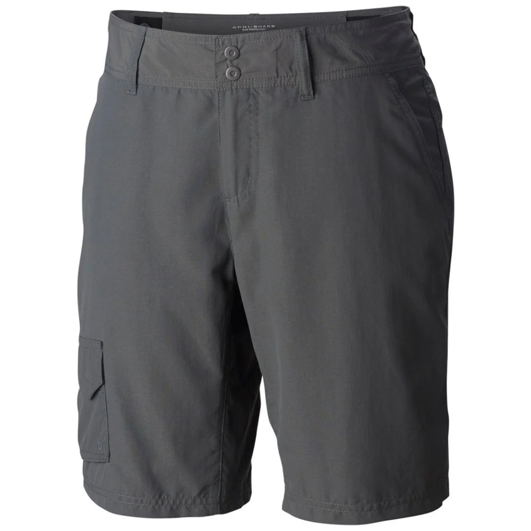 Columbia Women Grey Silver Ridge Short (Sun Protection)