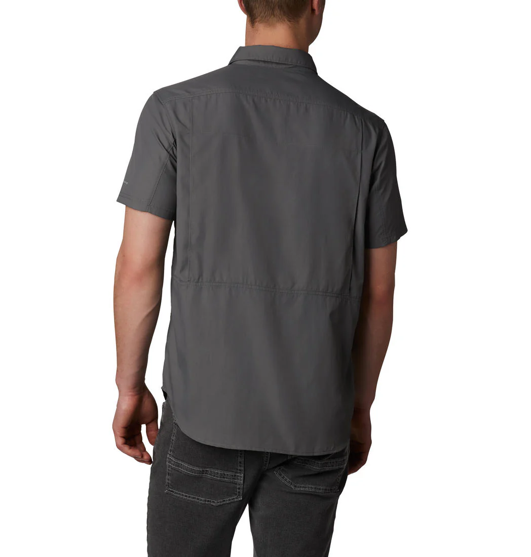 Columbia Men Grey Silver Ridge 2.0 Short Sleeve Shirt (Sun Protection) - Image 2