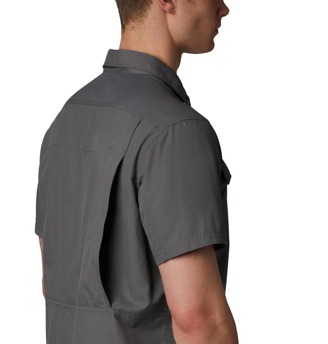 Columbia Men Grey Silver Ridge 2.0 Short Sleeve Shirt (Sun Protection) - Image 5