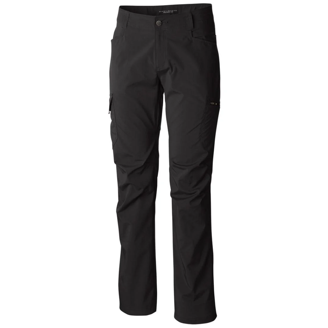 Columbia Men Black Silver Ridge Stretch Pant (Sun Protection)
