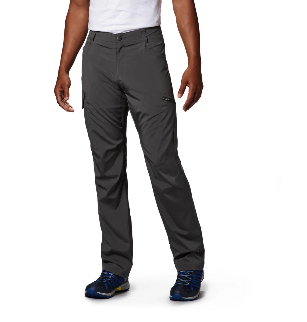 Columbia Men Grey Silver Ridge Stretch Pant (Sun Protection)