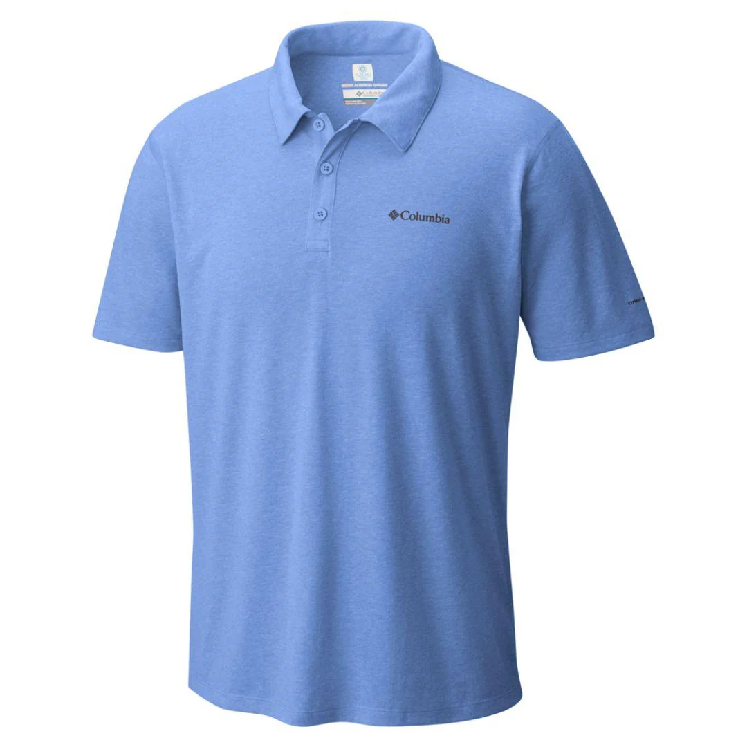 Columbia Men Blue Silver Ridge Zero Polo