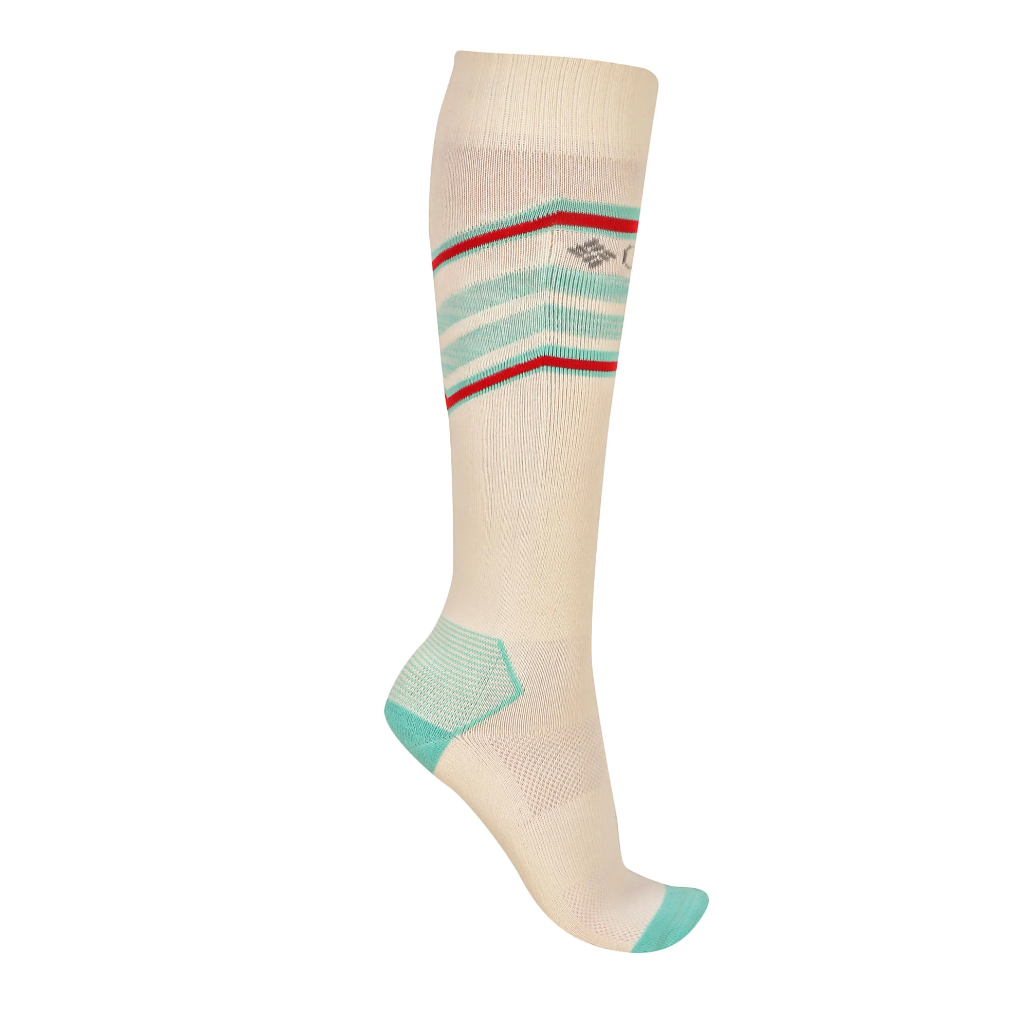 Columbia Unisex White SOCKS UX 1P SKI OTC-SNOWDRF/M (1 Pair) (Non Returnable) - Image 3