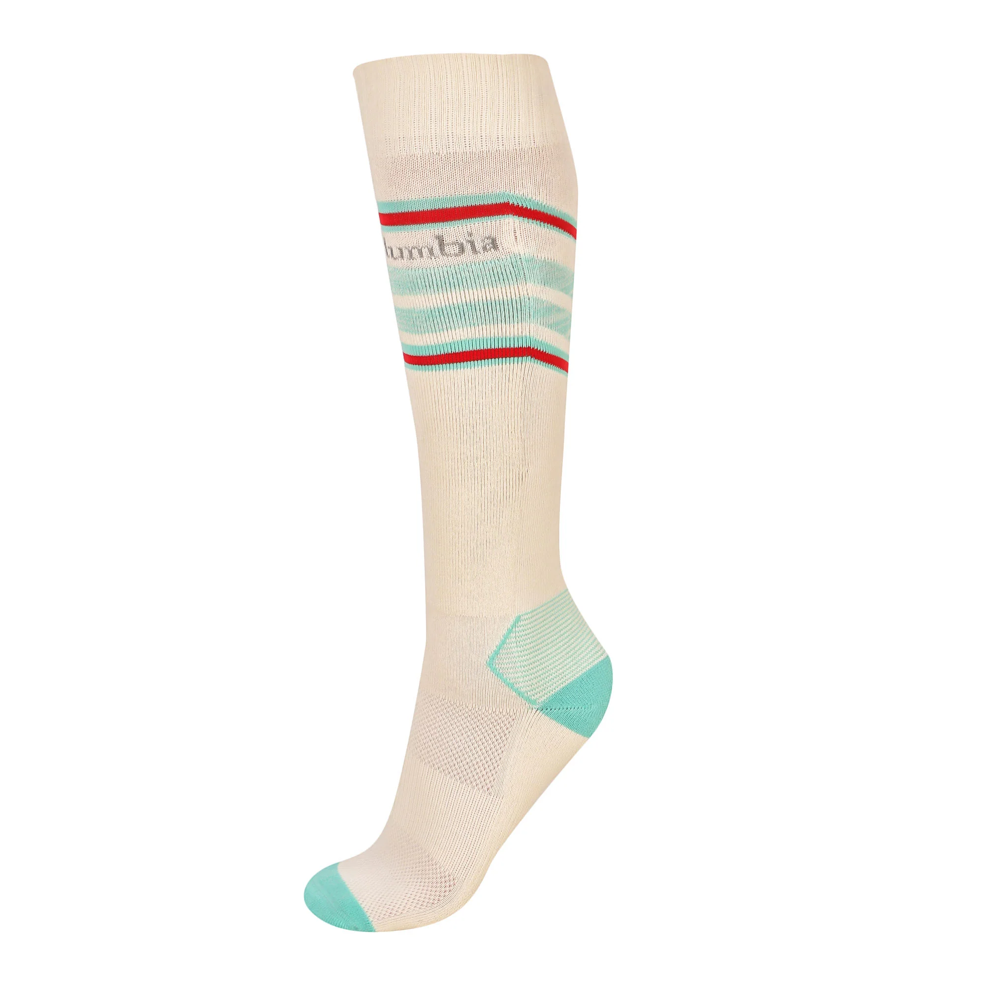 Columbia Unisex White SOCKS UX 1P SKI OTC-SNOWDRF/M (1 Pair) (Non Returnable) - Image 4