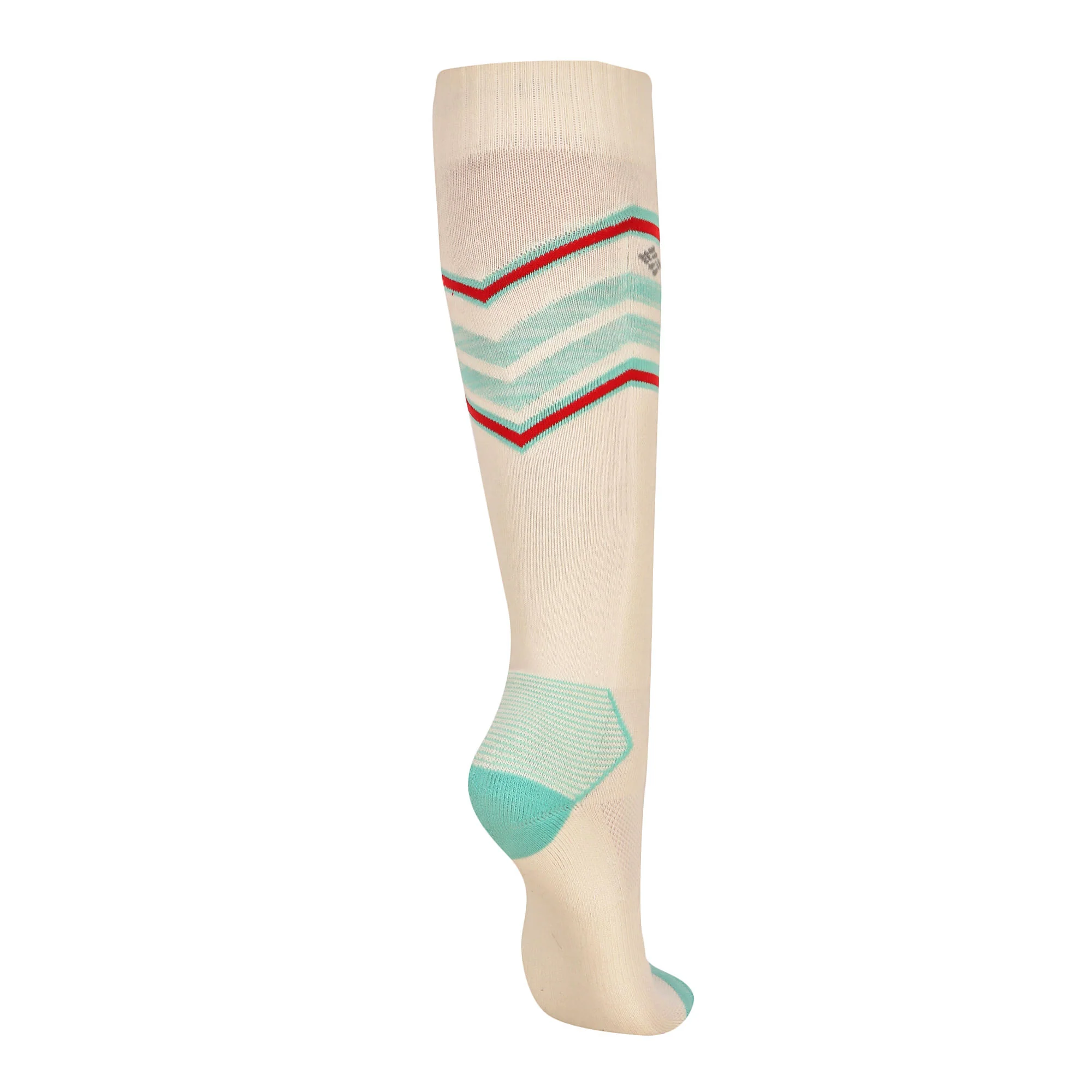 Columbia Unisex White SOCKS UX 1P SKI OTC-SNOWDRF/M (1 Pair) (Non Returnable) - Image 5