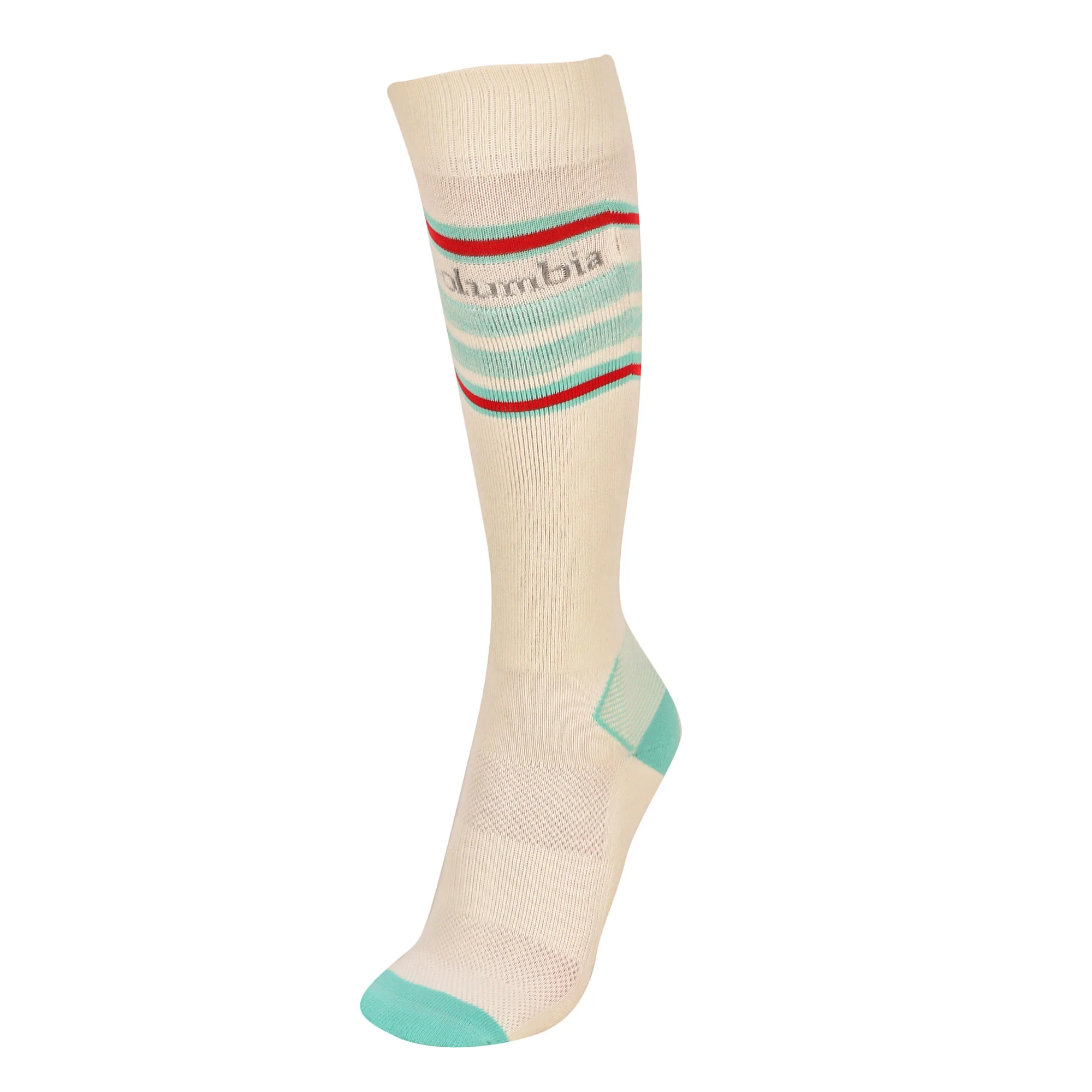 Columbia Unisex White SOCKS UX 1P SKI OTC-SNOWDRF/M (1 Pair) (Non Returnable) - Image 6