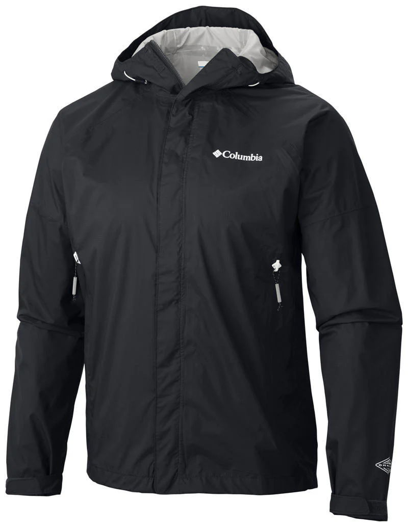 Columbia Men Black Sleeker Jacket Waterproof