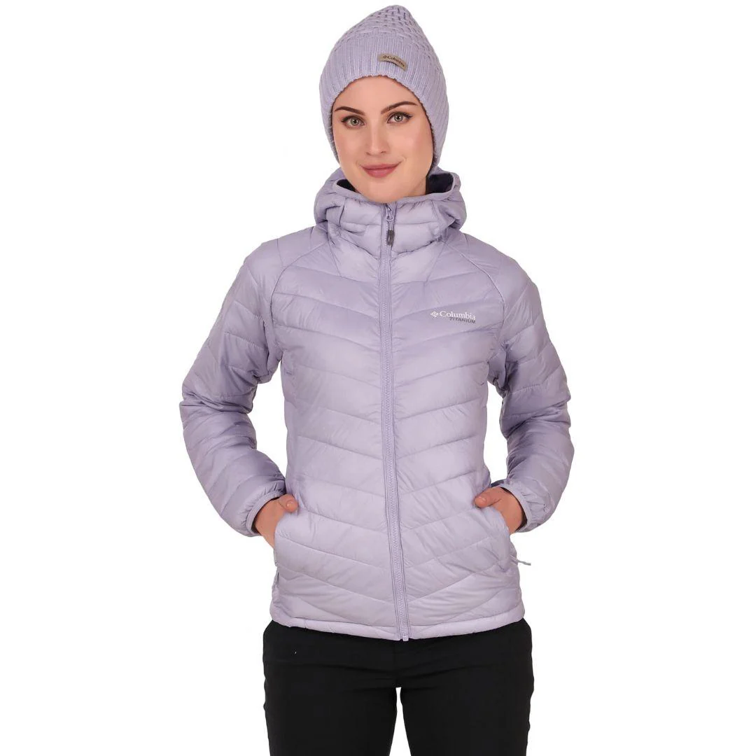 Columbia Women Purple Snow Country Hooded Jacket