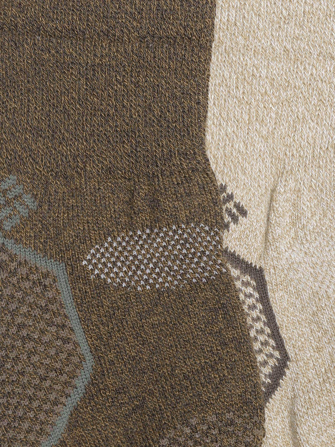 Columbia Men Brown SOCKS MN 2P QUARTER-BALNCE PT (2 Pair) (Non Returnable) - Image 2