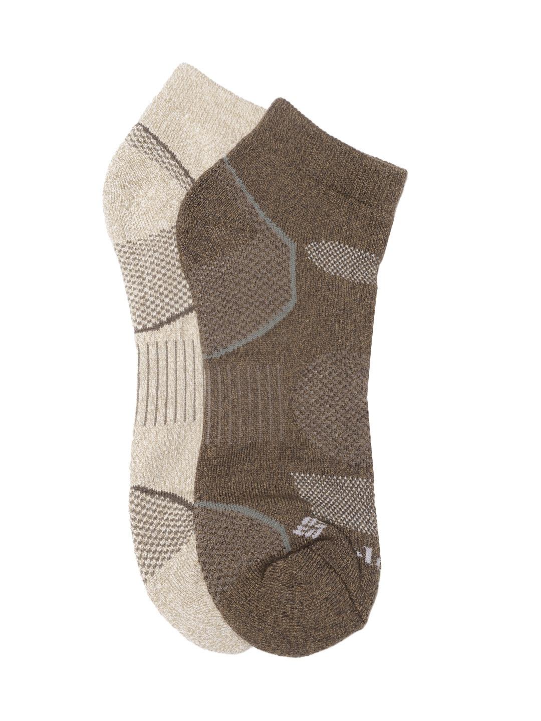 Columbia Men Brown SOCKS MN2P LOW CUT-BALPT 2P (2 Pair) (Non Returnable) - Image 2