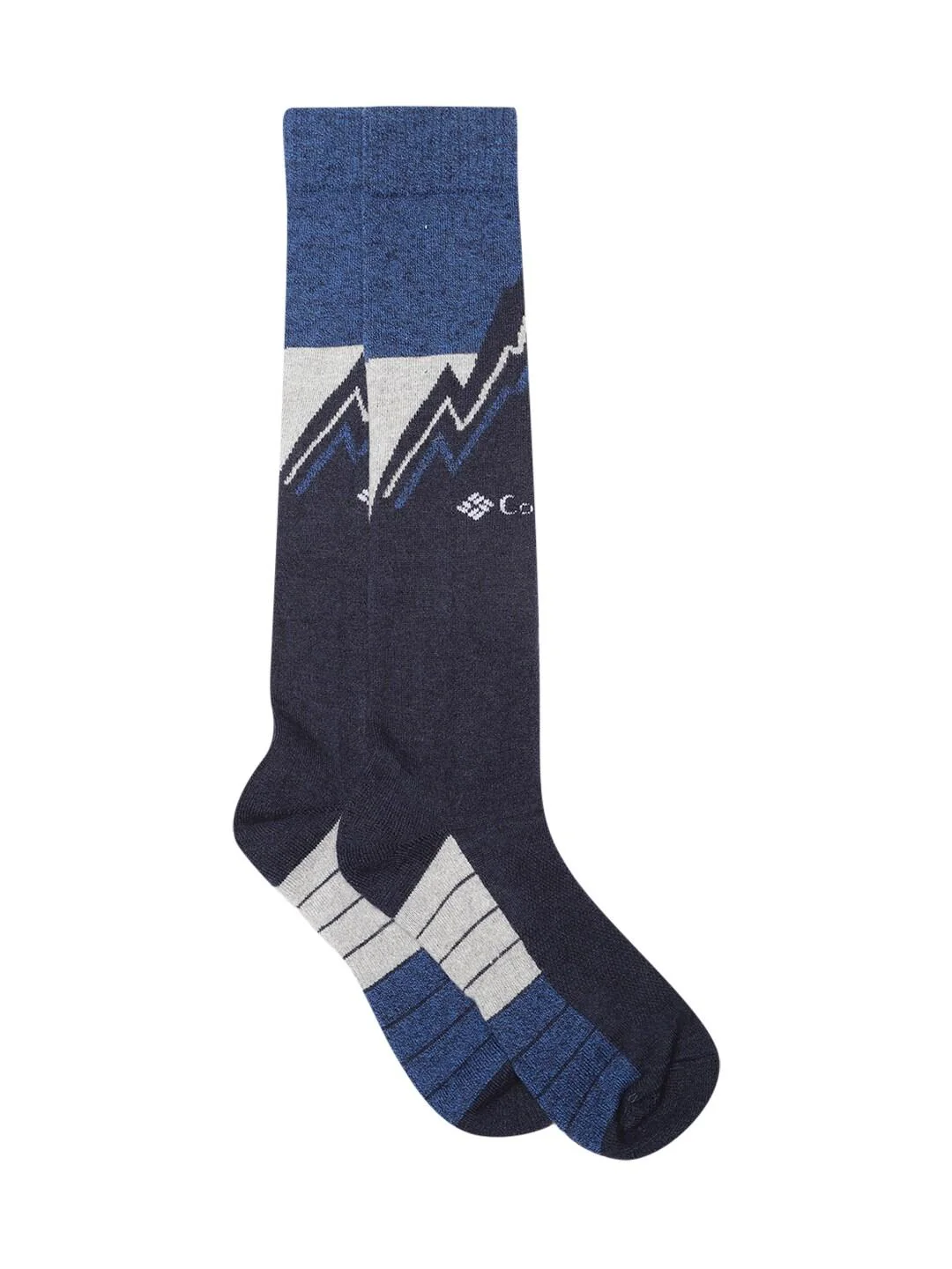 Columbia Unisex Blue SOCKS UX 1P SKI OTC/LARGE 1P C (1 Pair) (Non Returnable) - Image 2