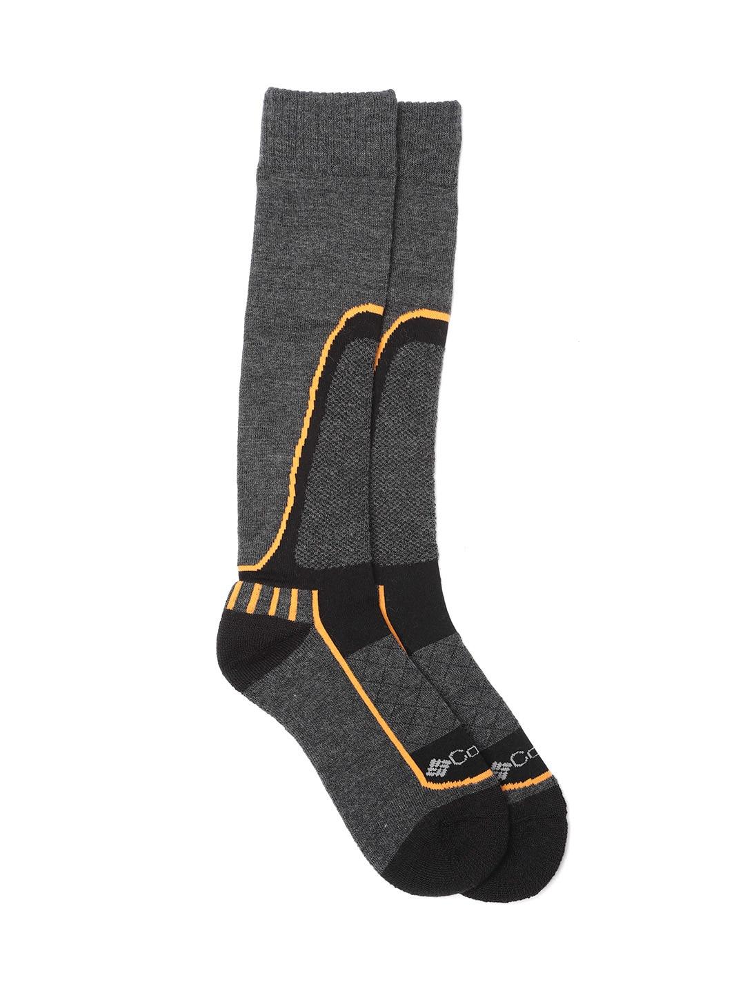 Columbia Unisex Black SOCKS UX 1P SKI OTC/LRG 1 PAIR (1 Pair) (Non Returnable)