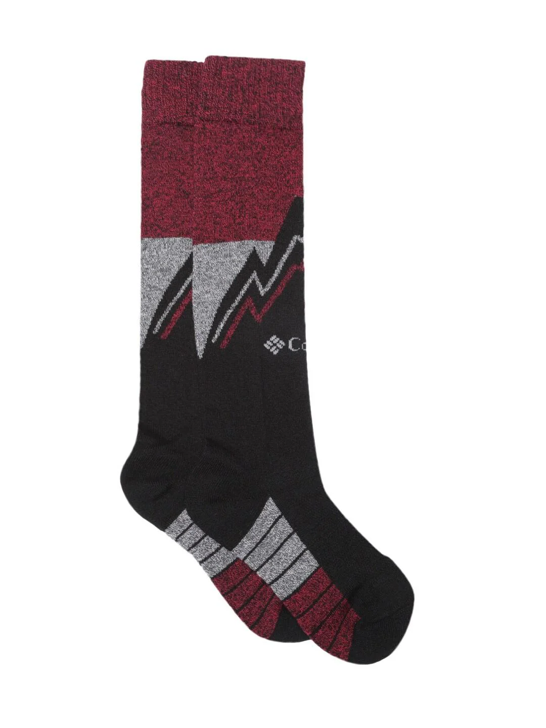 Columbia Unisex Black SOCKS UX 1P SKI OTC/SMALL 1P B (1 Pair) (Non Returnable) - Image 2