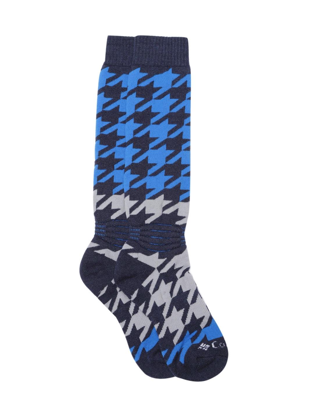 Columbia Unisex Blue SOCKS UX 1P SNWBRD/MED-HNDSTH (1 Pair) (Non Returnable) - Image 2