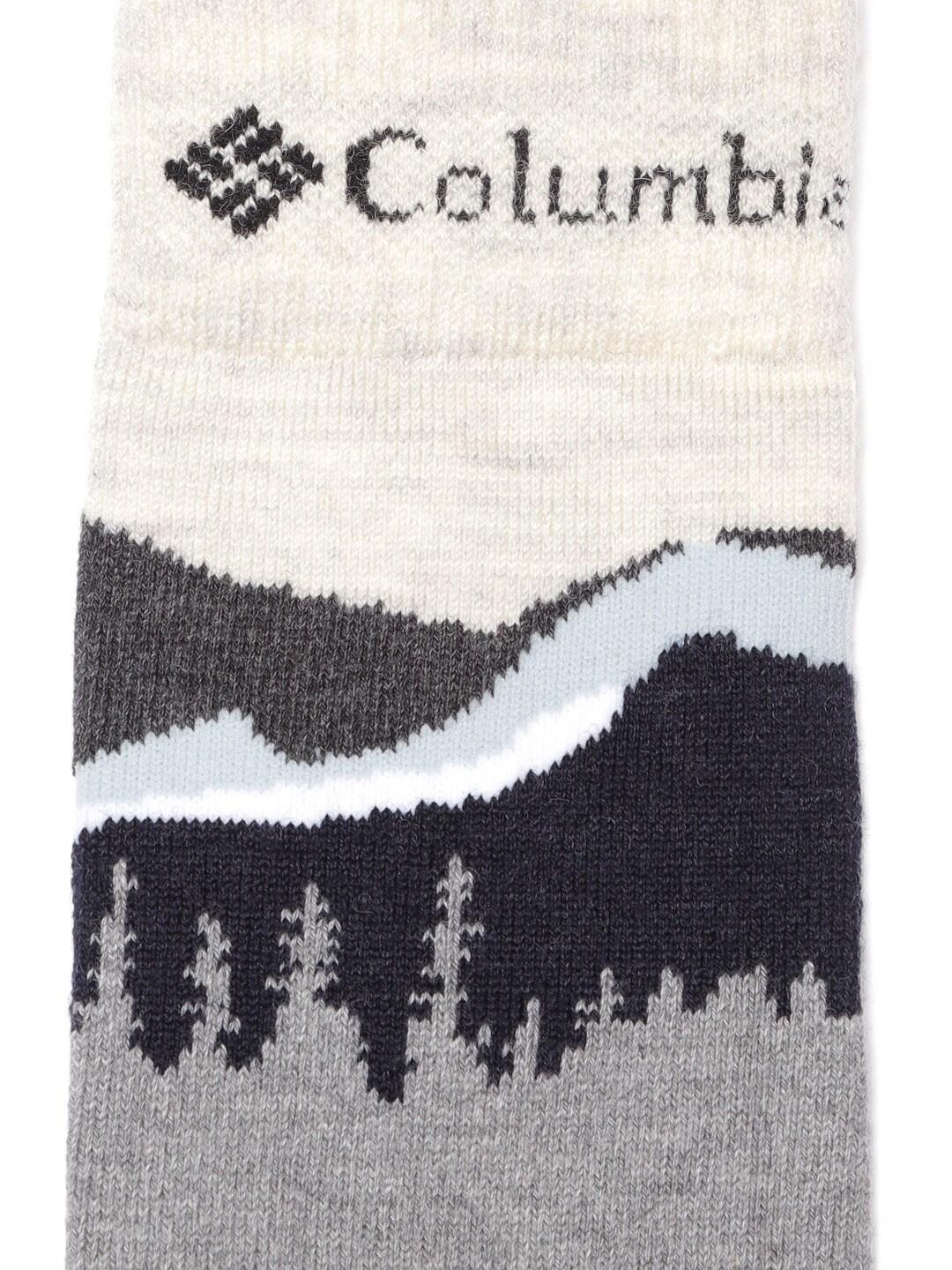 Columbia Unisex White SOCKS UX 1PR OMNI SKI-MTN-LRG (1 Pair) (Non Returnable) - Image 4