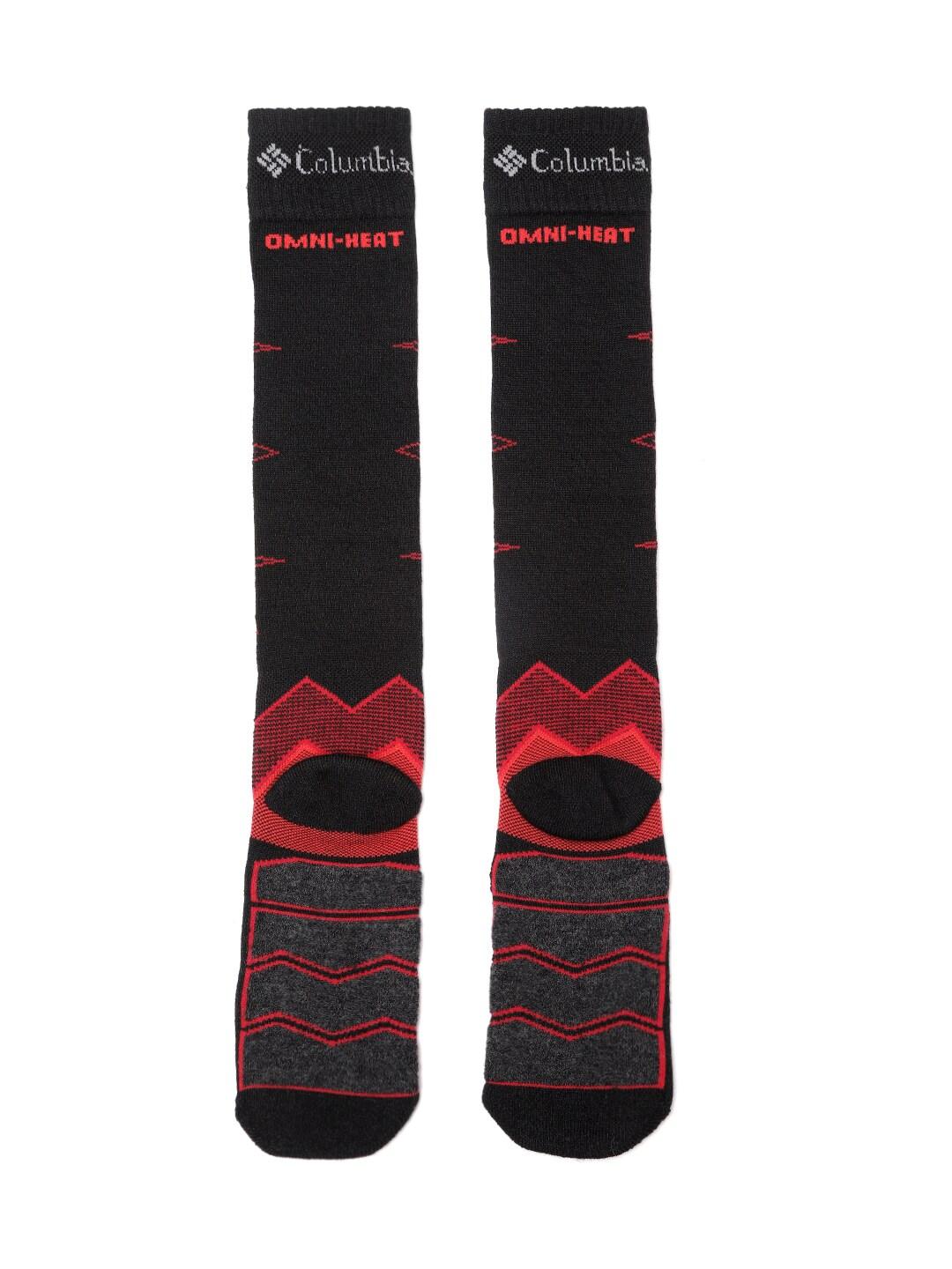 Columbia Unisex Black SOCKS UX 1PR OMNI SKI-OPT-LRG (1 Pair) (Non Returnable) - Image 2