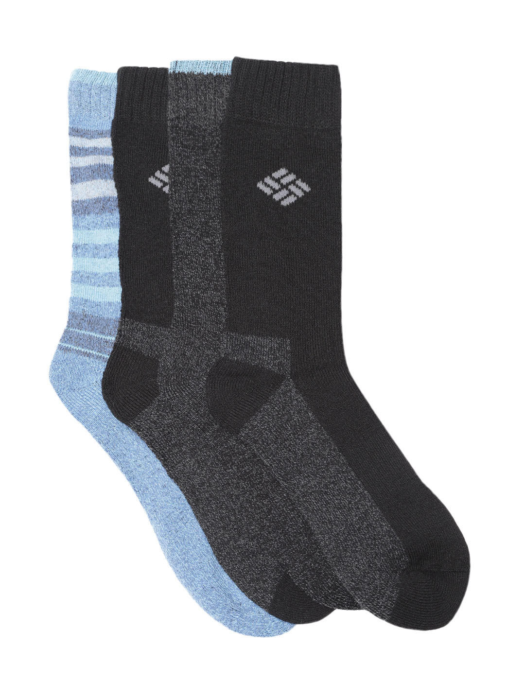 Columbia Women Black SOCKS WM 4P MOIS CTRL CRW-SMU (4 Pair) (Non Returnable) - Image 2