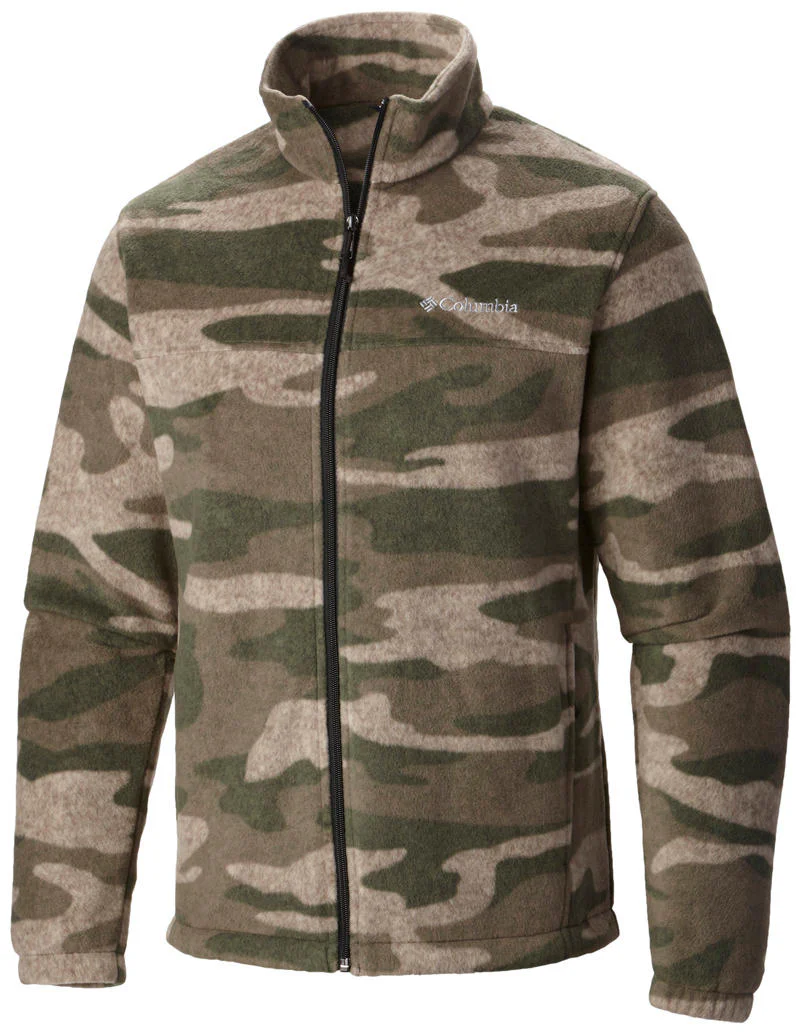 Columbia Men Green Steens Mountain Printed Jacket