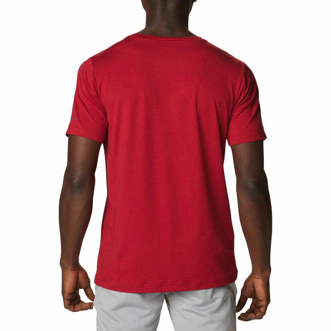 Columbia Men Red Tech Trail Graphic Tee (Sun Protection) - Image 8