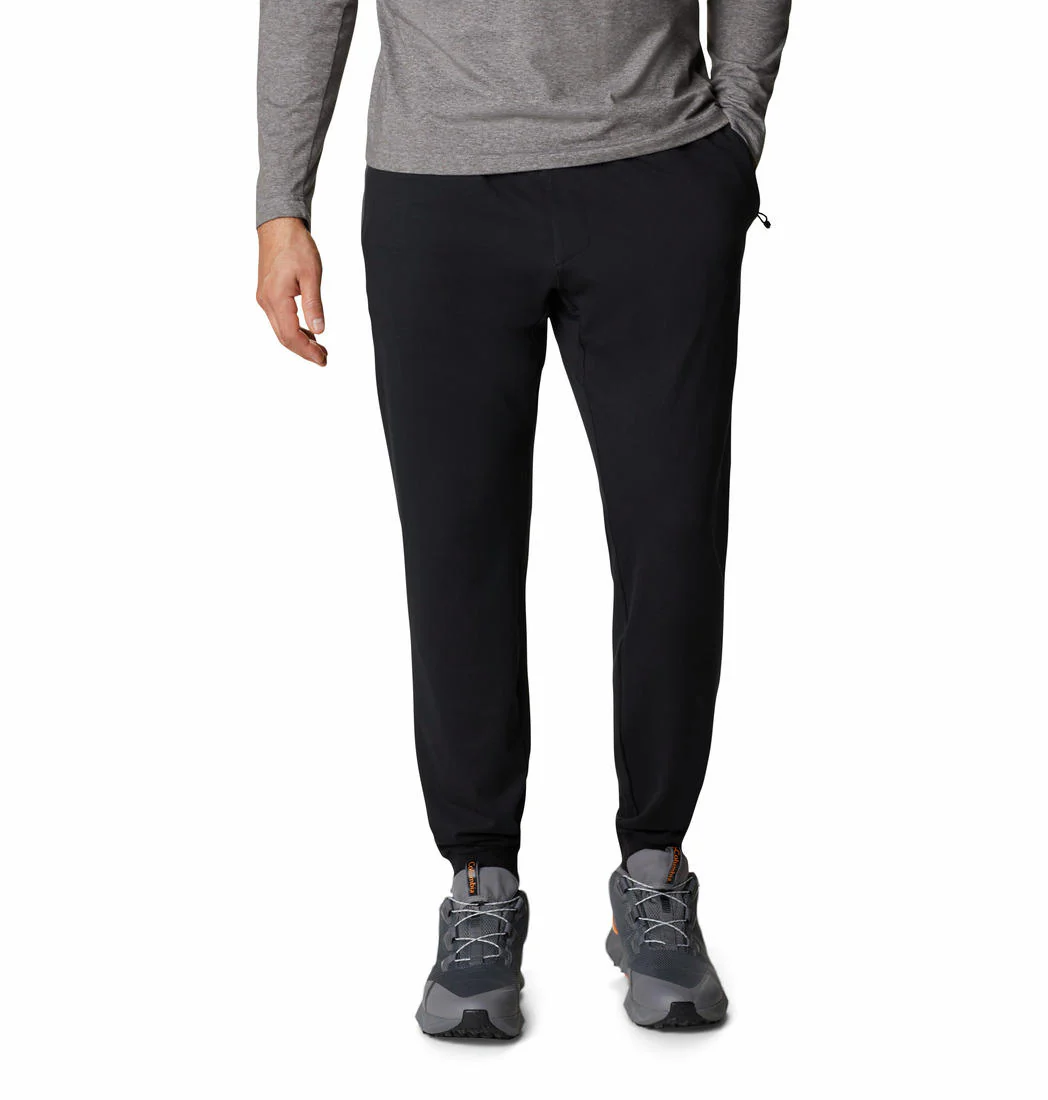 Columbia Men Black Tech Trail Knit Jogger