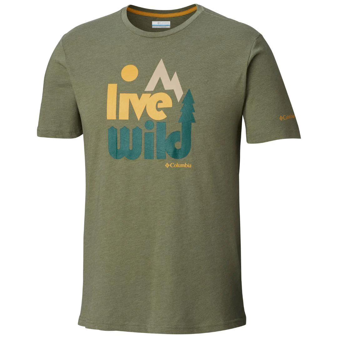 Columbia Men Green Terra Vale Tee