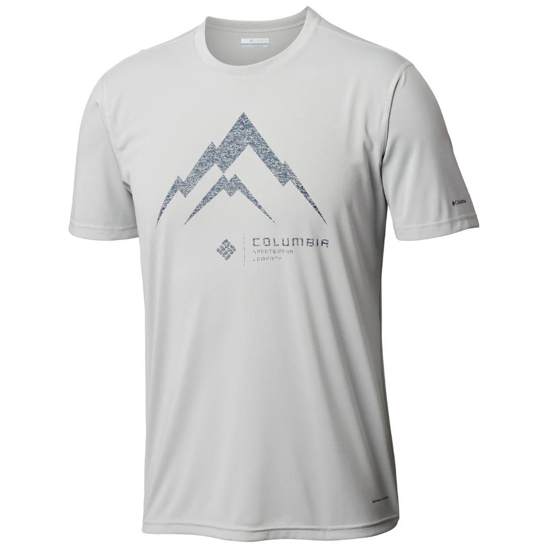 Columbia Men Black Timber Trek Graphic Short Sleeve Shirt