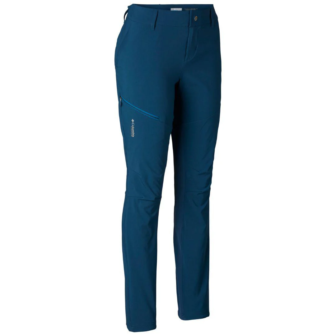 Columbia Women Blue Titan Trail Hybrid Pant (Sun Protection)