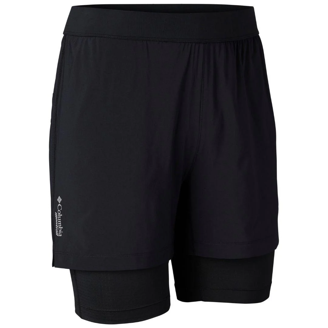 Columbia Men Black Titan Ultra II Short (Sun Protection)