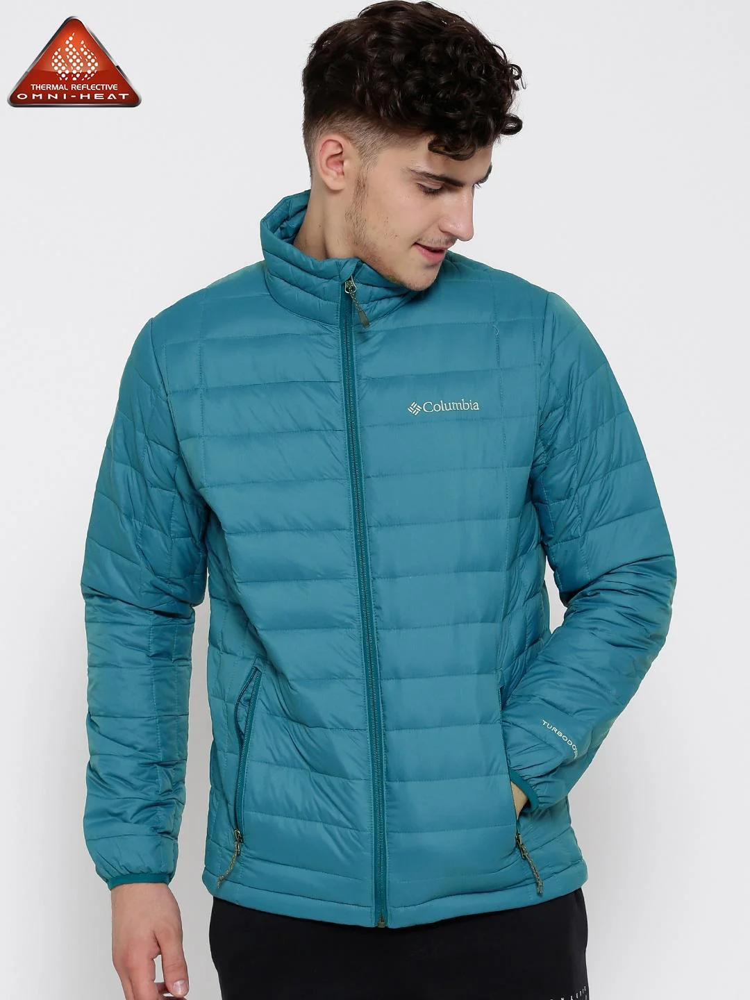 Columbia Men Green Voodoo Falls 590 TurboDown Jacket