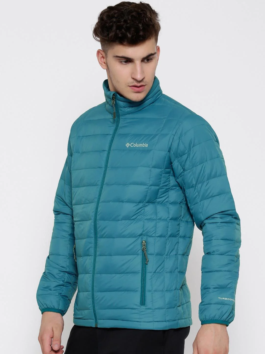 Columbia Men Green Voodoo Falls 590 TurboDown Jacket - Image 2