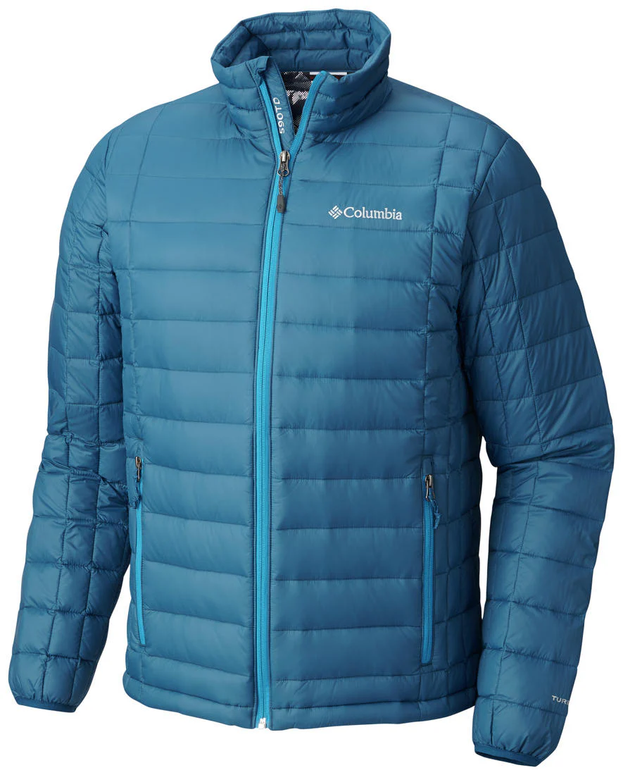 Columbia Men Blue Voodoo Falls 590 TurboDown Jacket