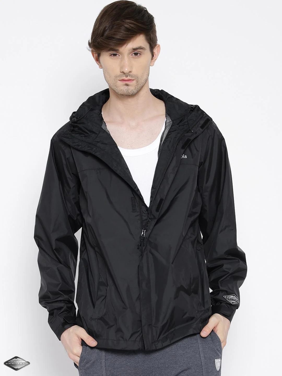 Columbia Men Black Watertight II Jacket Waterproof