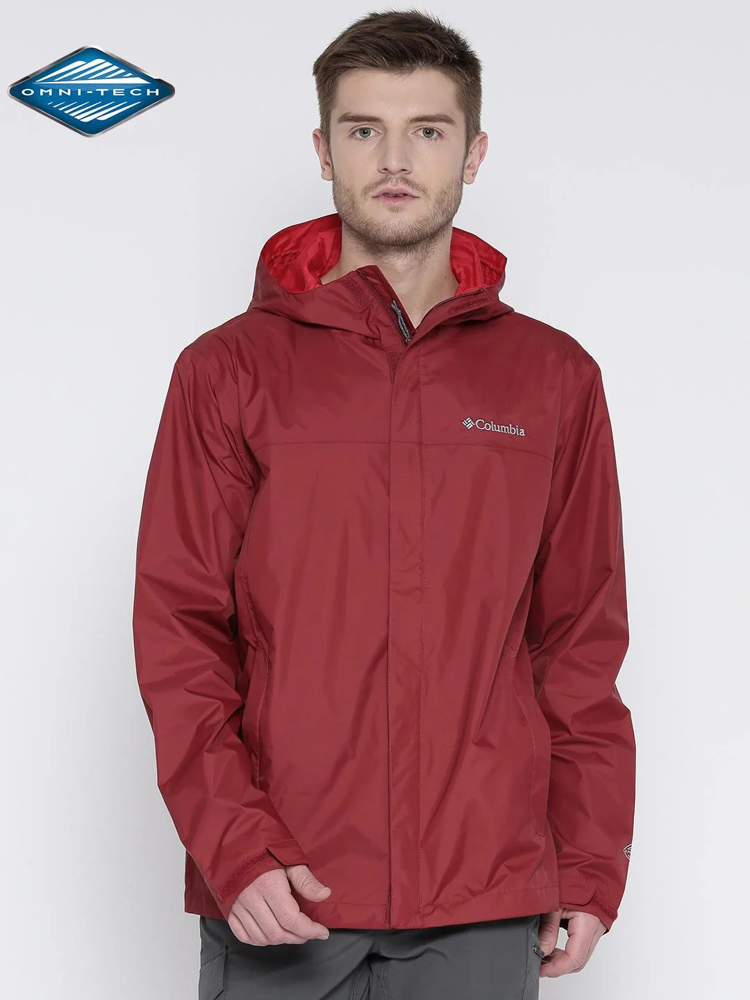Columbia Men Red Watertight II Jacket Waterproof