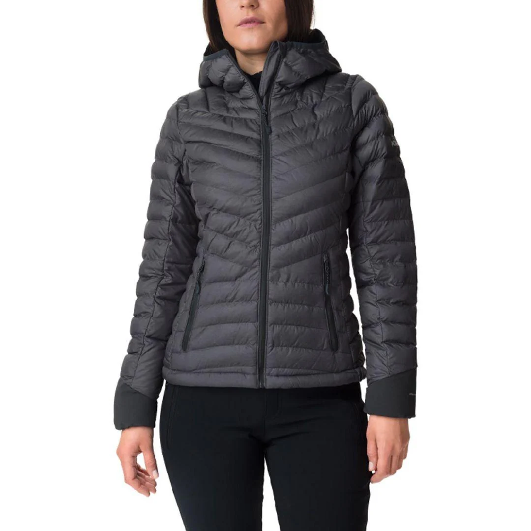 Columbia Women Black Windgates Hooded Jacket