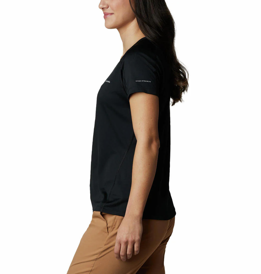 Columbia Women Black Zero Rules Short Sleeve Shirt (Sun Protection) - Image 4