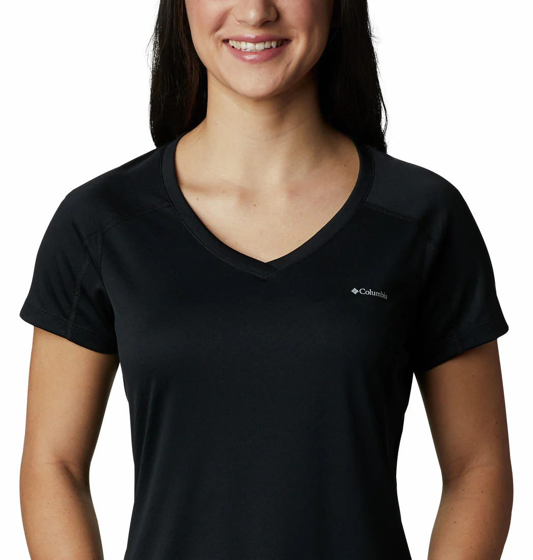 Columbia Women Black Zero Rules Short Sleeve Shirt (Sun Protection) - Image 5